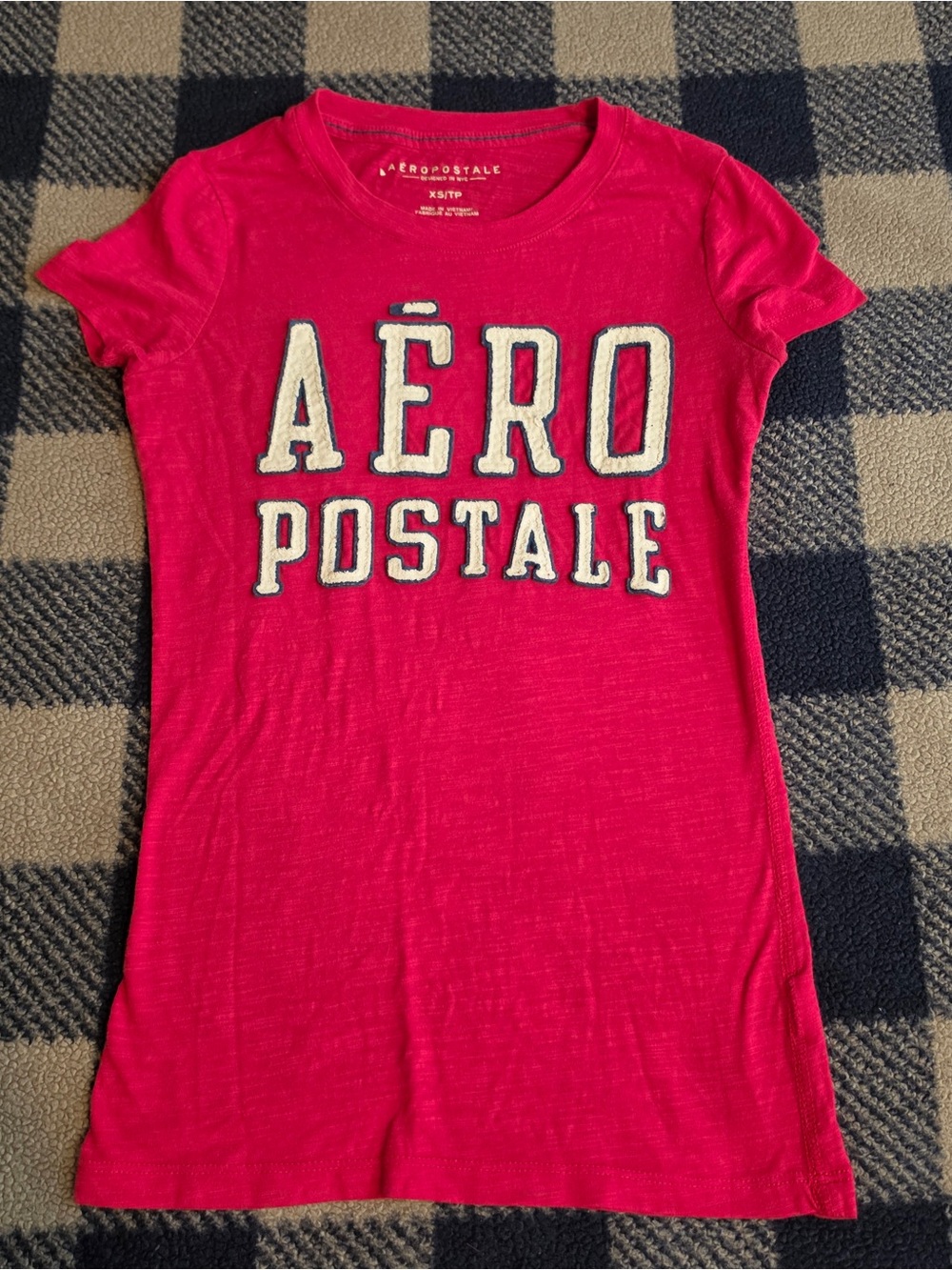 Y2k scene mcbling style Aeropostale shirt